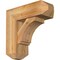Ekena Millwork Imperial Craftsman Rough Sawn Bracket w/ Offset Brace, Western Red Cedar, 8"W x 22"D x 22"H BKT0806X22X22IMP04RWR - alternate 1